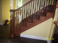 Hardwood stairs